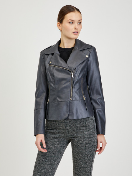 Orsay Schwarze Damen Kunstlederjacke ORSAY