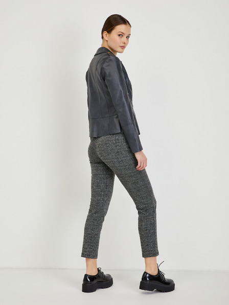 Orsay Schwarze Damen Kunstlederjacke ORSAY