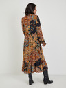 Orsay Braunes gemustertes Damen Midikleid ORSAY