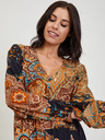 Orsay Braunes gemustertes Damen Midikleid ORSAY