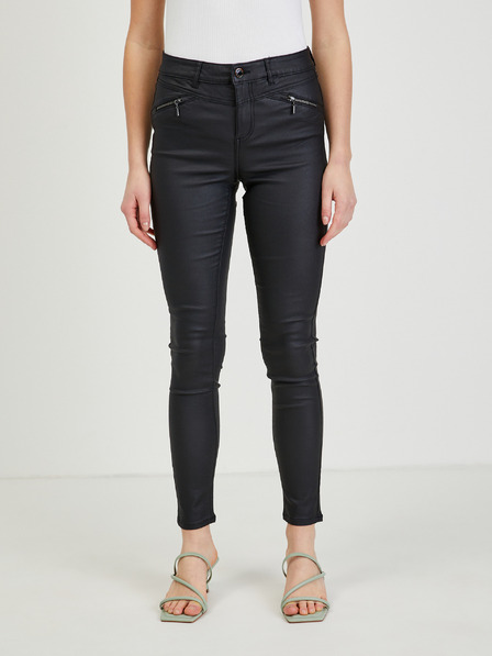 Orsay Schwarze Damen Kunstlederhose ORSAY