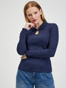 Orsay Dunkelblaues Damen-T-Shirt ORSAY