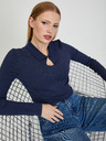 Orsay Dunkelblaues Damen-T-Shirt ORSAY