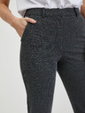 Orsay Weiß-schwarze gepunktete Damenhose ORSAY