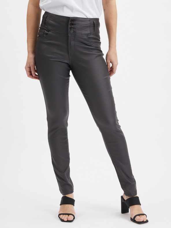 Orsay Dunkelgraue Damen-Skinny-Fit-Hose ORSAY