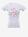 ALPINE PRO Weißes Damen-T-Shirt ALPINE PRO QUATRA