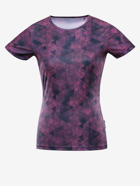 ALPINE PRO Violettes und rosa Damen-T-Shirt ALPINE PRO QUATRA