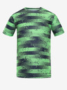 ALPINE PRO Grünes gemustertes Herren-Funktions-T-Shirt ALPINE PRO QUATR