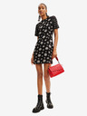Desigual Schwarzes gemustertes Damenkleid Desigual Nueva York
