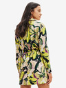 Desigual Grün-beiges Desigual Kea gemustertes Kleid für Damen