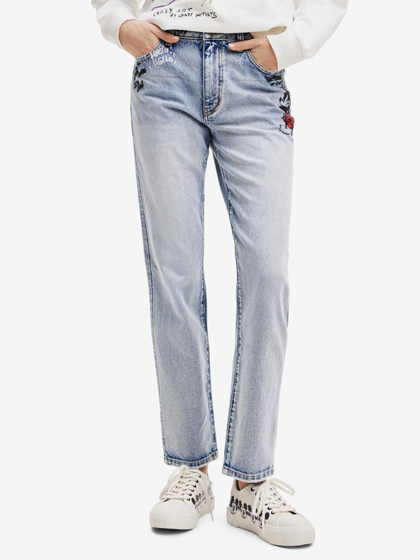 Desigual Mickey Rock Jeans Blau