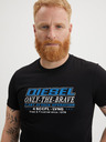 Diesel Schwarzes Herren-T-Shirt Diesel Diegos