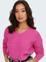 ONLY Rosa gerippter Damenpullover ONLY Camilla