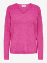 ONLY Rosa gerippter Damenpullover ONLY Camilla