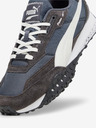 Puma Blau-graue Herren-Turnschuhe mit Wildleder-Details Puma Blktop Rider
