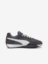 Puma Blau-graue Herren-Turnschuhe mit Wildleder-Details Puma Blktop Rider