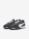 Puma Blau-graue Herren-Turnschuhe mit Wildleder-Details Puma Blktop Rider