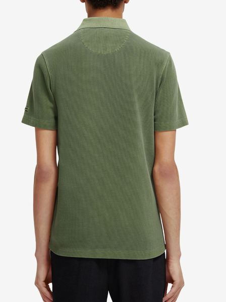 Scotch & Soda Garment Dye Polo T-Shirt