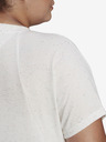 adidas Performance Cremefarbenes Damen-T-Shirt von adidas Performance