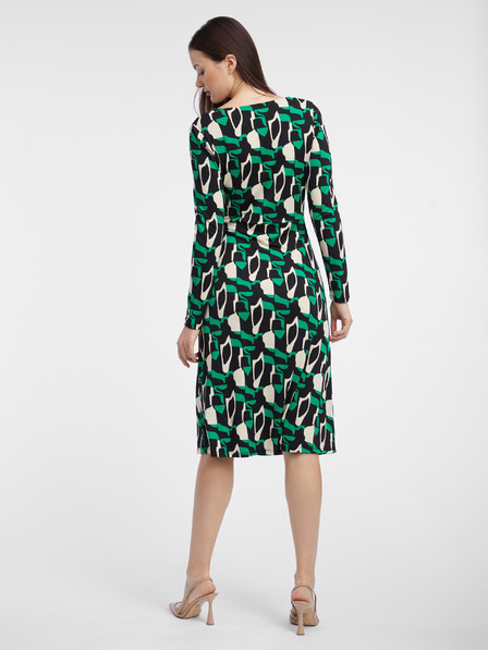 Orsay Grünes gemustertes Damenkleid ORSAY