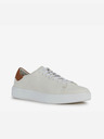 Geox Creme Herren Leder Turnschuhe Geox