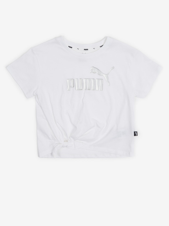 Puma Puma ESS+ Weißes Mädchen T-Shirt