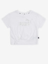 Puma Puma ESS+ Weißes Mädchen T-Shirt