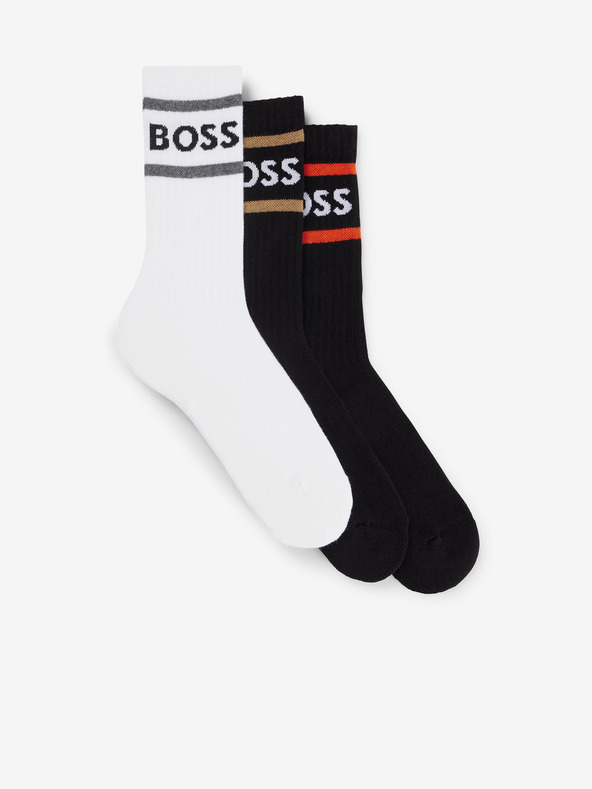 BOSS Socken 3 Paar Schwarz