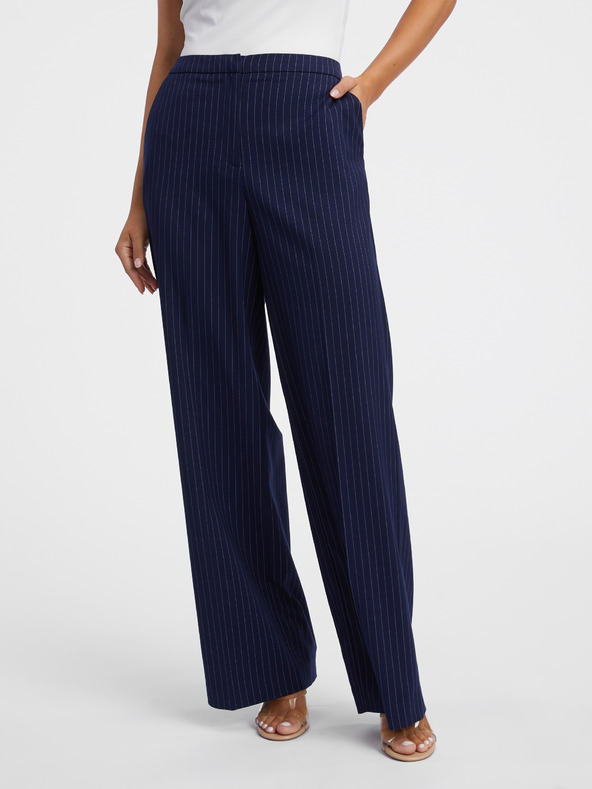 Orsay Dunkelblau gestreifte Hose ORSAY