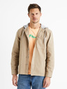 Celio Beigefarbenes Herren Dadenim Kapuzensweatshirt Celio