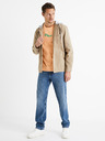 Celio Beigefarbenes Herren Dadenim Kapuzensweatshirt Celio