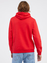Converse Roter Unisex-Kapuzenpullover Converse Go-To Wortmarke