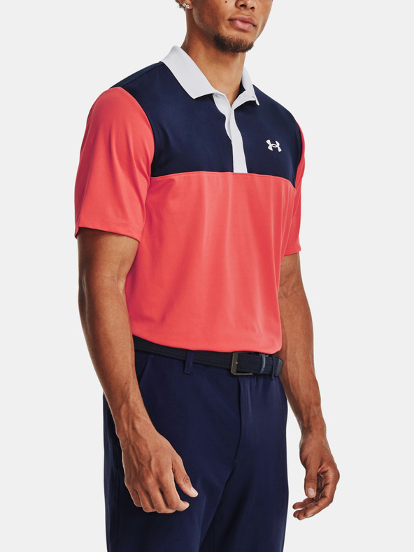Under Armour Perf 3.0 Polo T-Shirt Rot