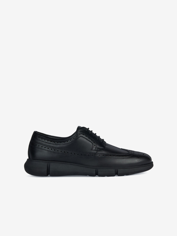 Geox Schwarze Herren-Stiefelette aus Leder Geox Adacter