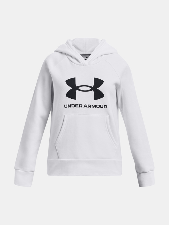 Under Armour Rival Sweatshirt Kinder Weiß