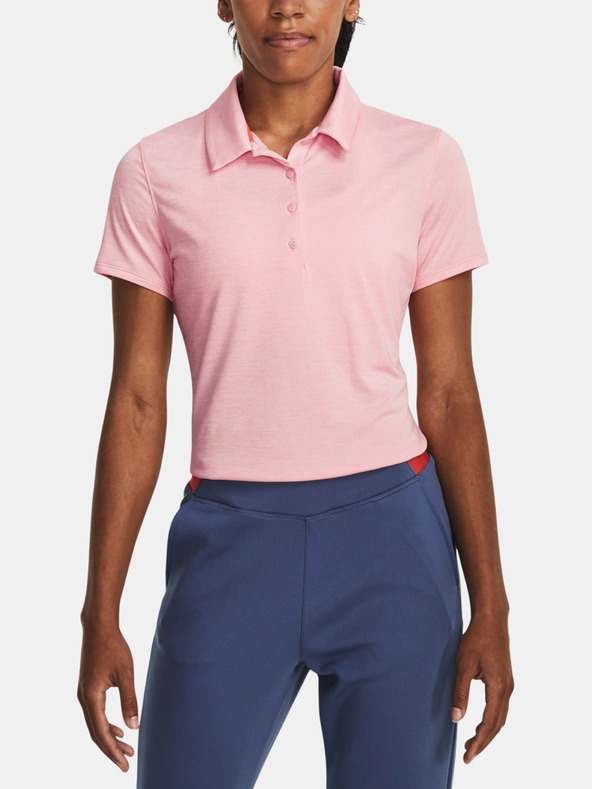 Under Armour Playoff Polo T-Shirt Rosa