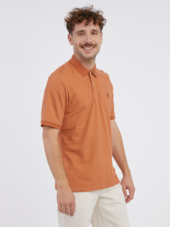 Jack & Jones Caleb Polo T-Shirt Orange