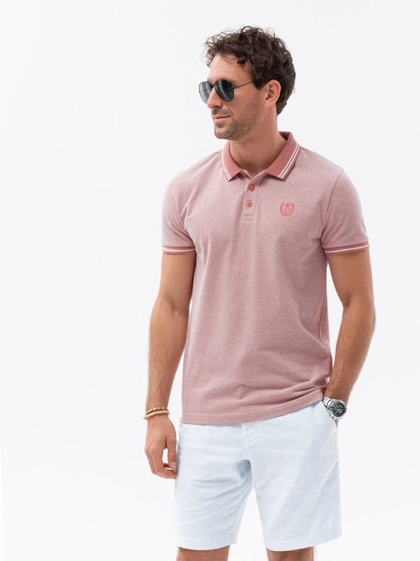 Ombre Clothing Polo T-Shirt Rosa
