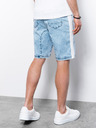 Ombre Clothing Hellblaue Herren Denim Shorts Ombre Clothing W363