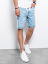 Ombre Clothing Hellblaue Herren Denim Shorts Ombre Clothing W363