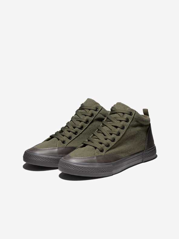 Ombre Clothing Schwarz und Grün Herren Sneaker Schuhe Ombre Kleidung T377