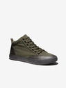 Ombre Clothing Schwarz und Grün Herren Sneaker Schuhe Ombre Kleidung T377
