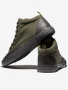Ombre Clothing Schwarz und Grün Herren Sneaker Schuhe Ombre Kleidung T377