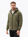 Ombre Clothing Grüne leichte Herren-Kapuzenjacke Ombre Kleidung