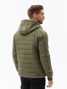 Ombre Clothing Grüne leichte Herren-Kapuzenjacke Ombre Kleidung