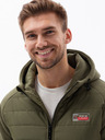 Ombre Clothing Grüne leichte Herren-Kapuzenjacke Ombre Kleidung