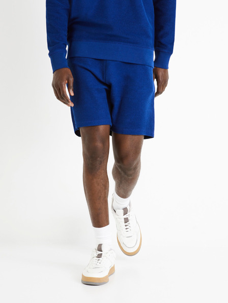 Celio Dunkelblaue Herren Sweatpants Shorts Celio Doreverse