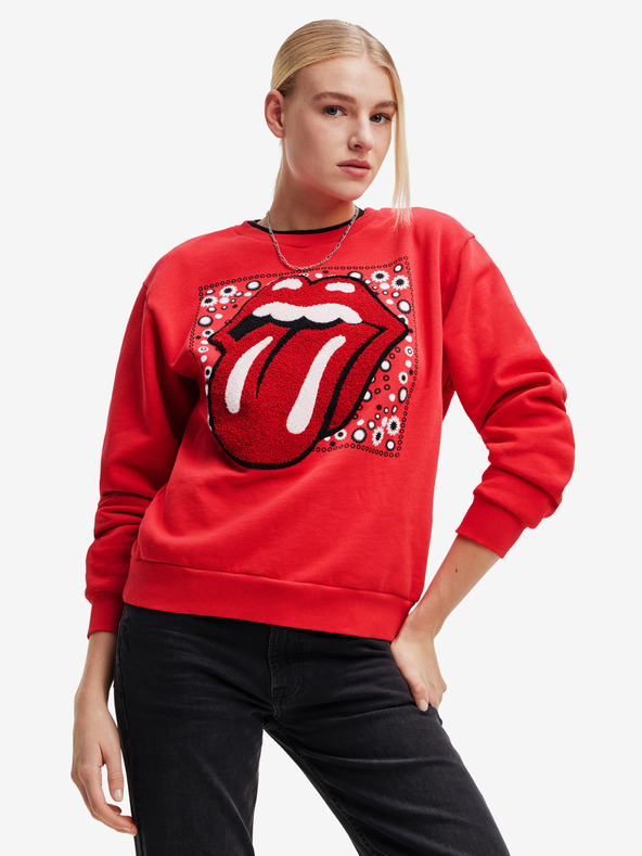 Desigual Rolling Red Sweatshirt Rot