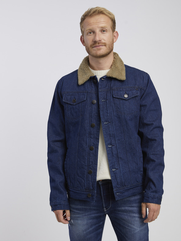 Blend Dunkelblaue Denim-Jacke Blend