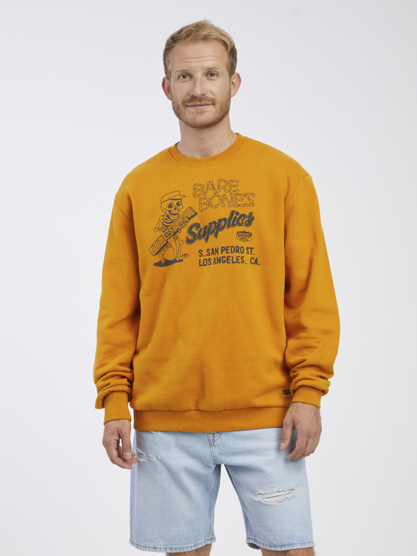 SuperDry Workwear Crew Neck Sweatshirt Orange